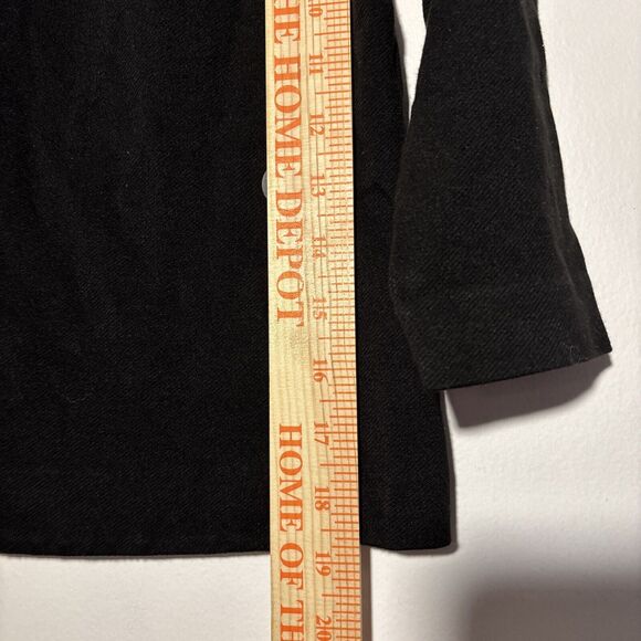 Cabi size S Osaka Nights black pointe utility button side blouse 3/4 sleeves - Picture 7 of 12